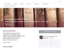Tablet Screenshot of new.crrs.ca